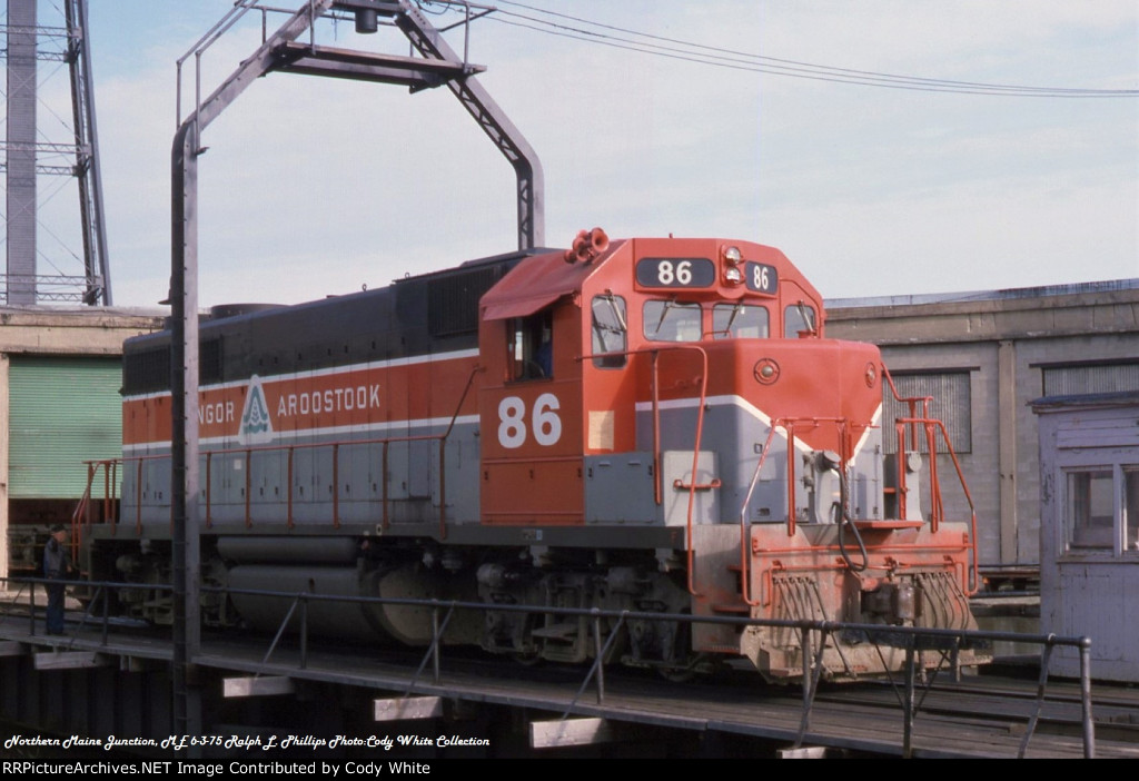 Bangor and Aroostook GP38 86